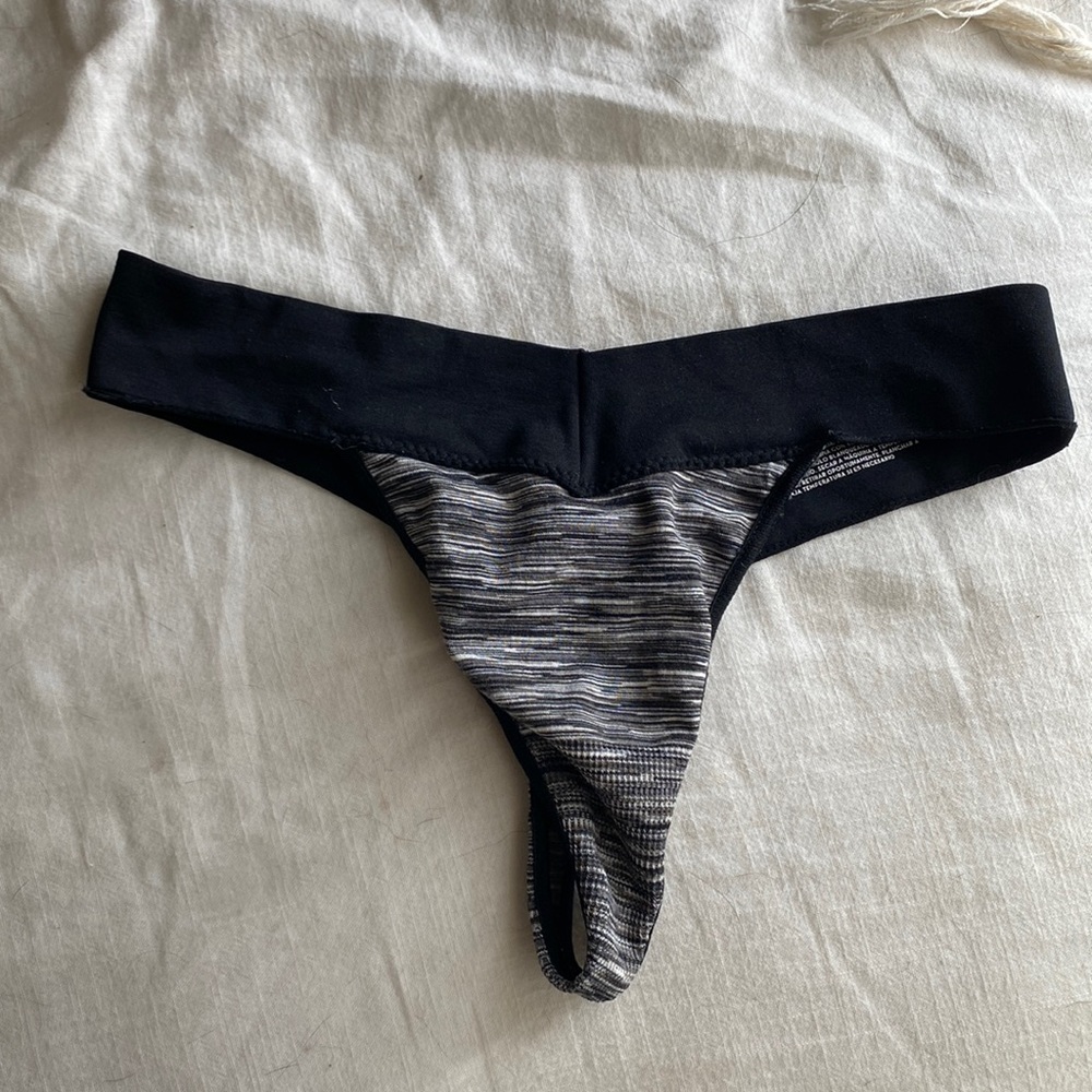 black thong